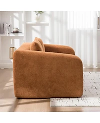 Streamdale Furniture 71" 2-in-1 Pull Out Foldable Loveseat Sofa Bed with Pillows