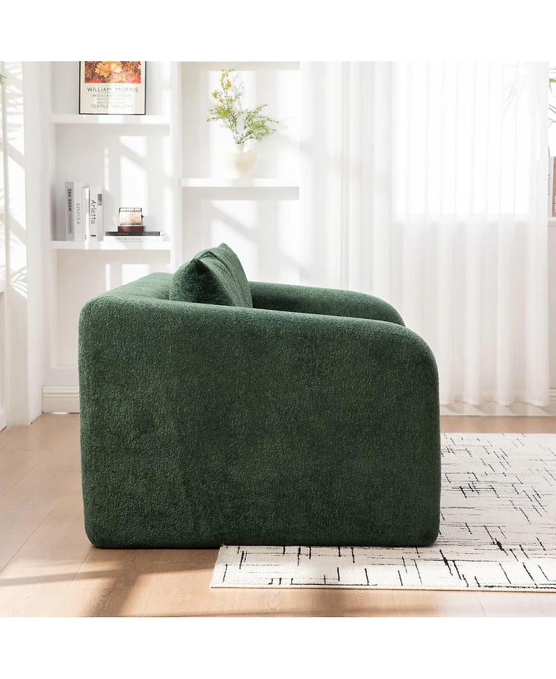 Streamdale Furniture 71" 2-in-1 Pull Out Loveseat Sofa Bed with Pillows