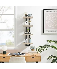 Danya B 4-Tier Ladder Bracket Wall Shelves