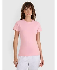 4F Women's Slim Plain T-Shirt