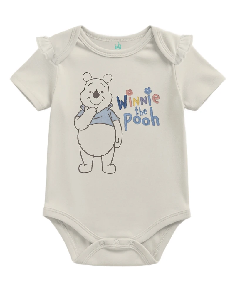 Disney Baby Boys' Winnie-the-Pooh Print Jacket, Bodysuit and Pants, 3-Piece Set