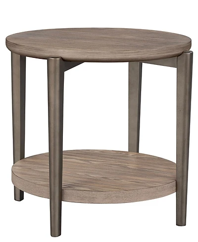 Tayen 24" Round Bottom Shelf End Table