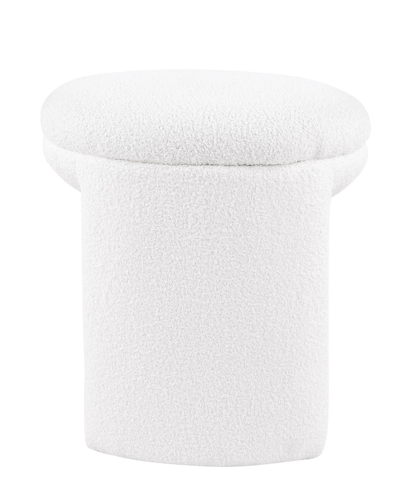 Emery 18" U-Shaped Upholstered Ottoman