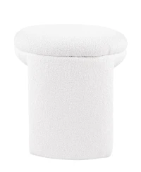 Emery 18" U-Shaped Upholstered Ottoman