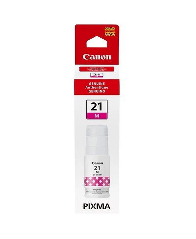 Canon Gi-21 70 ml Magenta Ink Bottle for G1220, G2260, G3260 Pixma G Series MegaTank Printers