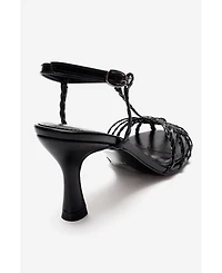 Prologue Shoes Women's Gerald Woven Strap Stiletto Pump