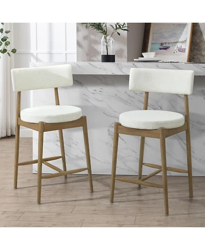 Streamdale Furniture Mid Century Modern Counter Stools (Sets of 2)