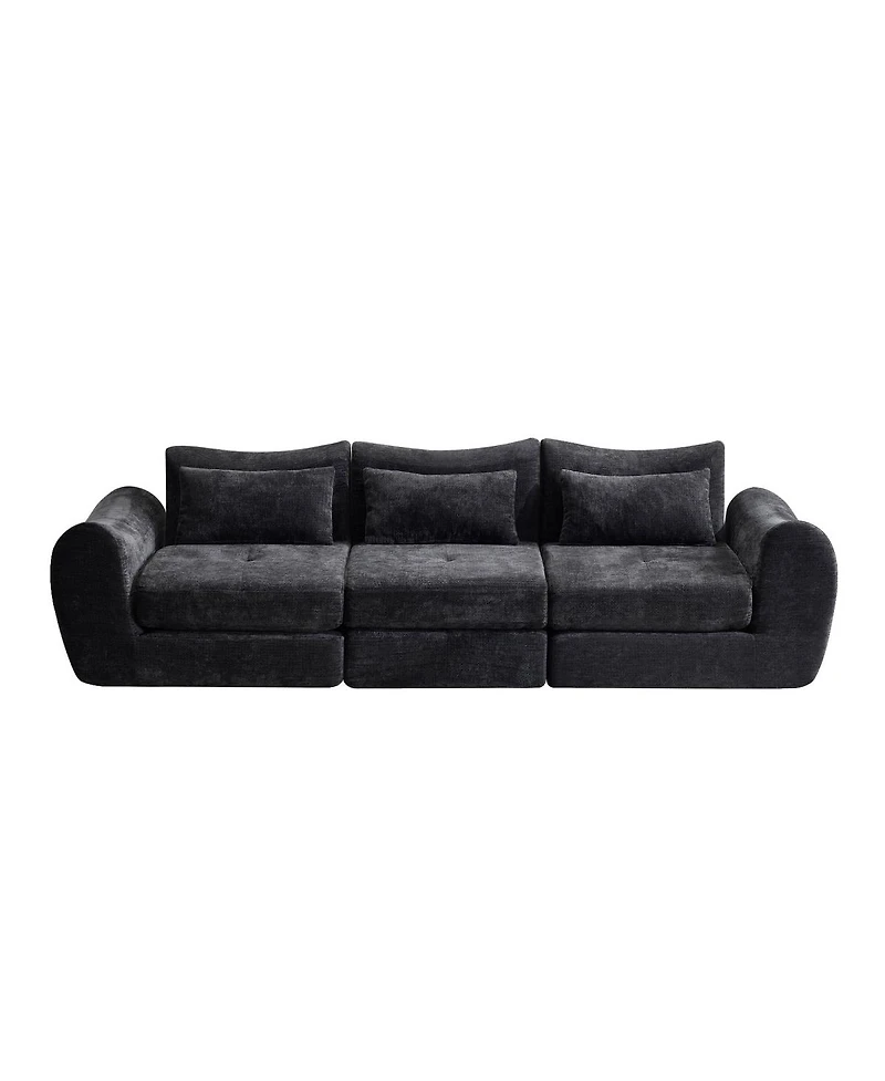 Streamdale Furniture Modular Cloud Sofa, Convertible Folding Sofa Bed