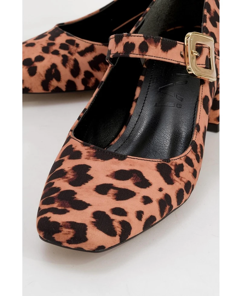 Prologue Shoes Women's Dolva Block Heel Mary Jane Pump