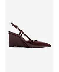 Prologue Shoes Women's Celia Pointed Toe Wedge Pump