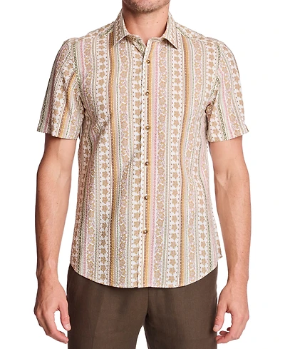 Paisley & Gray Men's Slim-Fit Spread Collar Shirt