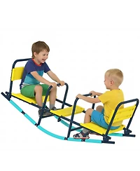 Qaba 2 in 1 Teeter Totter Seesaw for Kids Age 3-8 for Indoor Outdoor