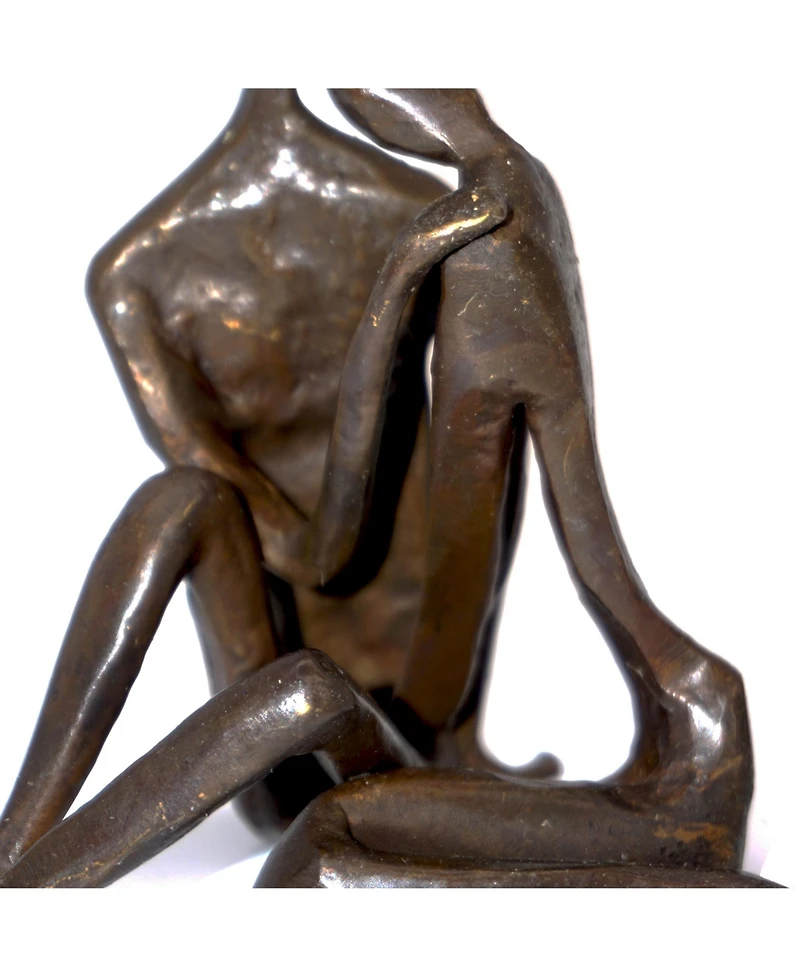 Danya B. Small Couple Embracing Cast Bronze