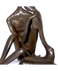 Danya B. Small Couple Embracing Cast Bronze