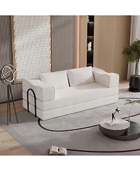 Streamdale Furniture King Size Folding Sofa Bed with 2 Pillows