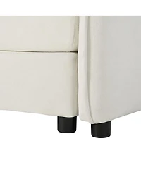 Streamdale Furniture Oversized Deep Seat Luxury 2 Piece Sofa Set, Modern Chenille Comfy Cloud Couches