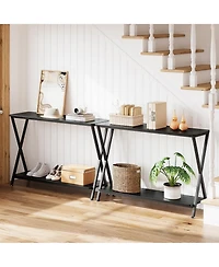 gaomon 41.3" Narrow Console Table with Metal Frame