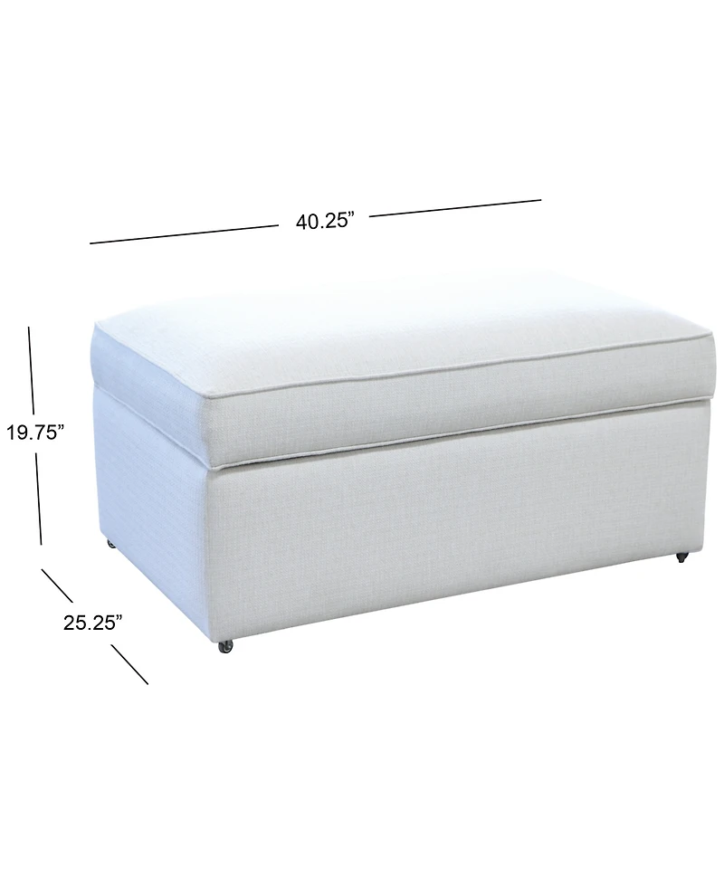 Corine 19.8" Rectangular Storage Bench