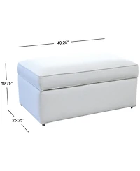 Corine 19.8" Rectangular Storage Bench