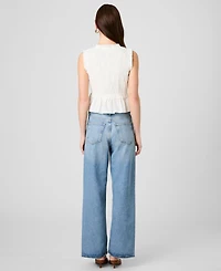 French Connection Women's V-Neck Tie-Front Top