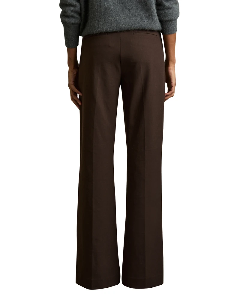 Reiss Women's High Rise Flared Pants