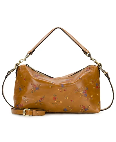 Patricia Nash Kolena Medium Glazed Leather Crossbody Bag