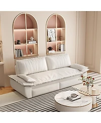 Streamdale Furniture 73.2" Queen Pull Out Sofa Bed, 3-in-1 Convertible Sleeper Loveseat,