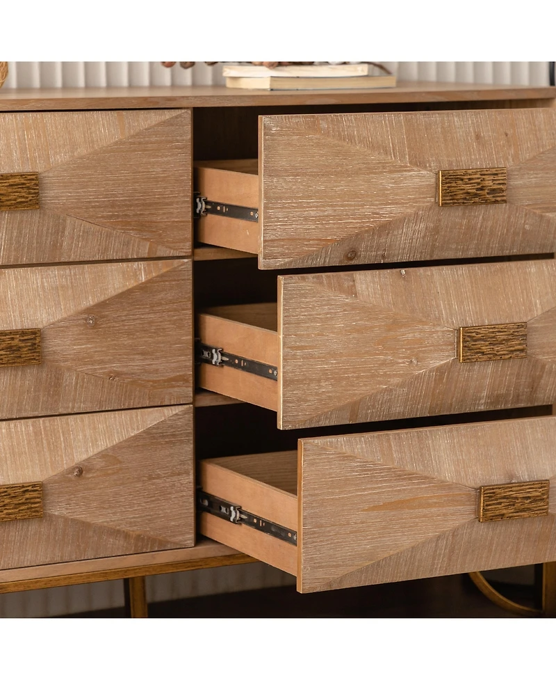 Storage Cabinet with 6 Drawers