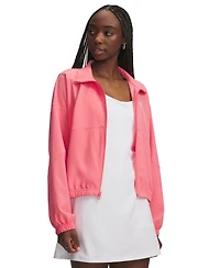 Under Armour Women's Logo Rival Woven Jacket