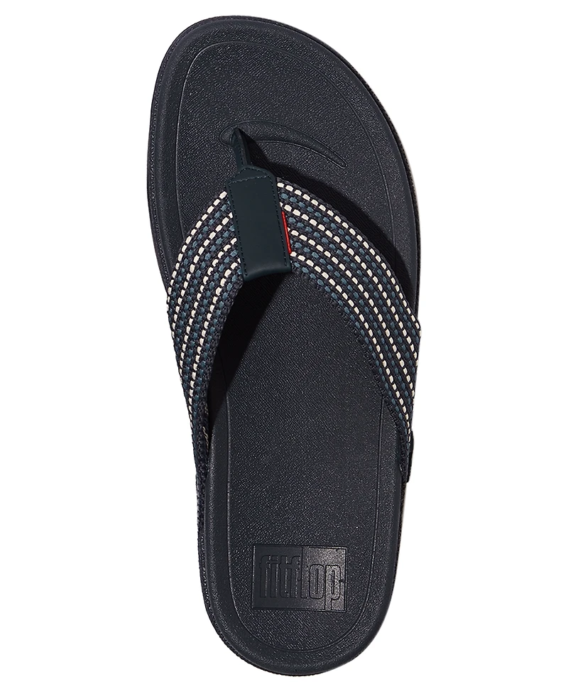 FitFlop Men's GF1 Three Tone Webbing Flip-Flops Sandals