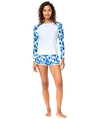 Raisins Women's Back-Zip Long-Sleeve Rashguard