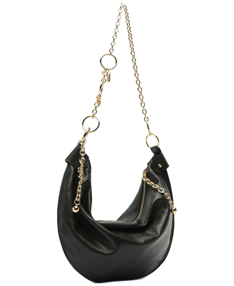 Arezzo Paisley Large Leather Shoulder Bag