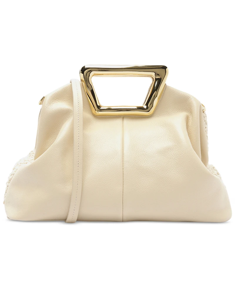 Arezzo Amelia Medium Embroidery Snap Button Crossbody Bag