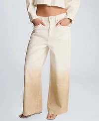 Kenneth Cole Women's Wide-Leg High-Rise Jeans