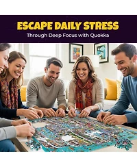 Quokka 1000 Piece Jigsaw Puzzle for Adults – Themed Puzzles with Bonus Challenges