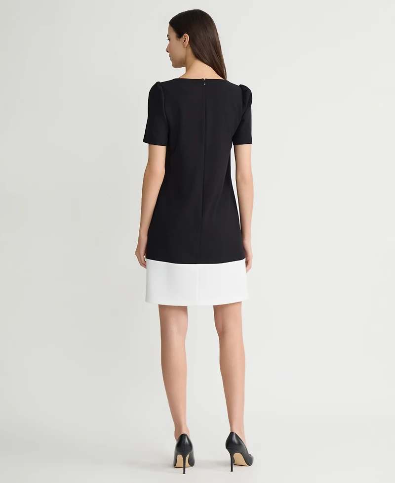 Kasper Women's Puff-Sleeve Sheath Dress