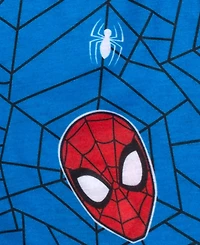 Spider-Man Boys' 4-10 Printed Short-Sleeve T-Shirt and Shorts, 2-Piece Set