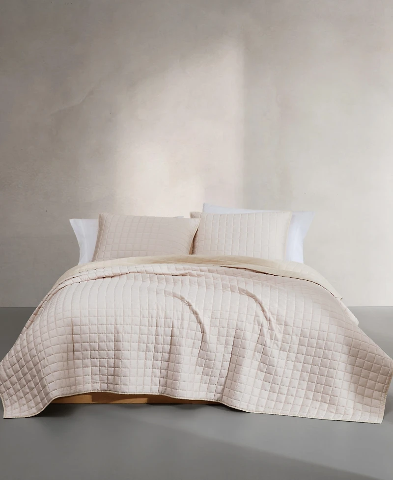 Calvin Klein Signature Solid 3-Pc. Quilt Set
