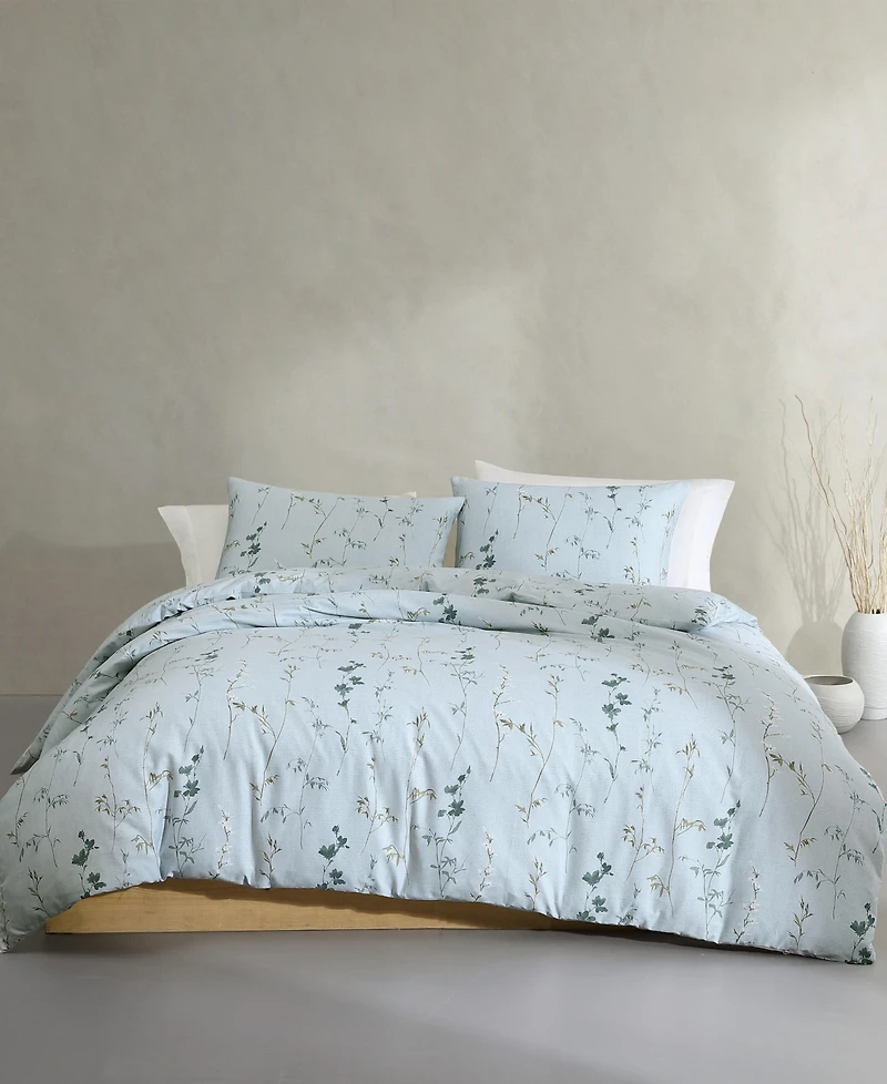 Calvin Klein Wildflower Cotton Sateen 3-Pc. Comforter Set