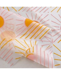 Rt Designers Collection 90GSM Peva Glit Printed Sun Shower Curtain 70" x 72" Muti color