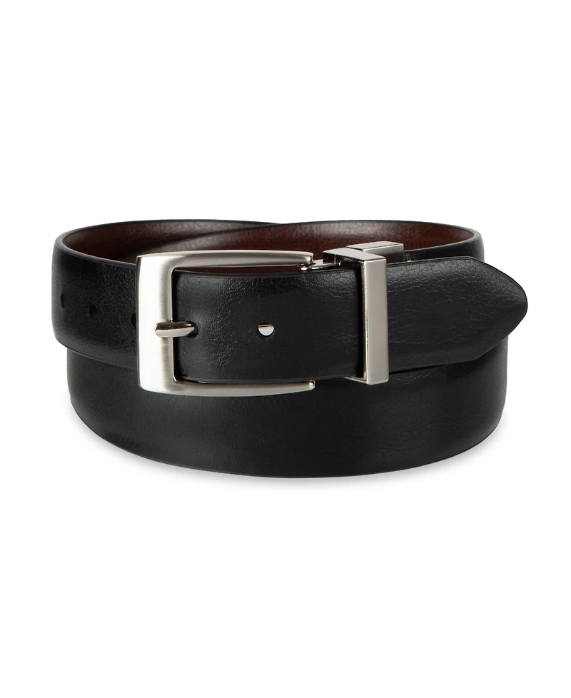 Calvin Klein Boy's S-xl Two-In-One Reversible Dress Belt