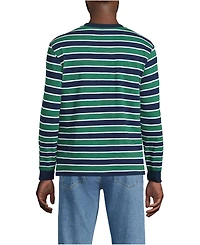 Lands' End Men's Long Sleeve Slub Crew T-Shirts