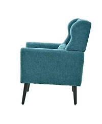 Streamdale Furniture Ergonomic Velvet Chair w/ Waist Support