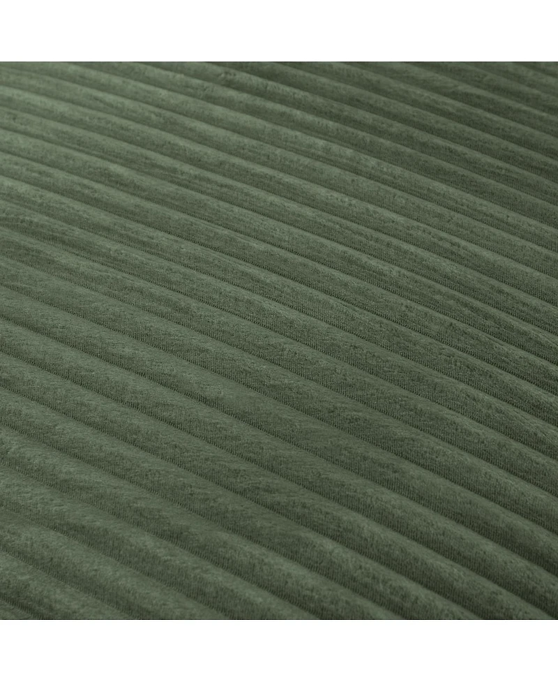 Streamdale Furniture Oversized Corduroy Chaise Lounge Chair - Modern Sofa Couch, No Assembly Required