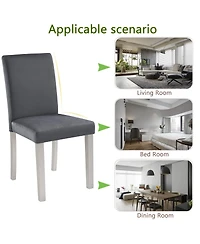 Streamdale Furniture Dining Chairs Set of 4, Kitchen Chair with Padded Seat