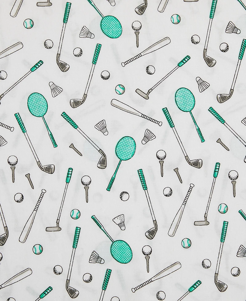 Tommy Bahama Home Tee Time 200-Thread Count Washed Cotton 4-Pc. Sheet Set