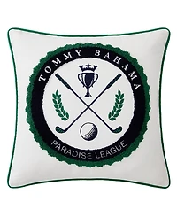 Tommy Bahama Home Paradise League Cotton Decorative Pillow, 18" x 18"