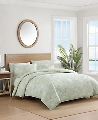 Tommy Bahama Home Beach Bluff Toile Cotton 3-Pc. Comforter Set