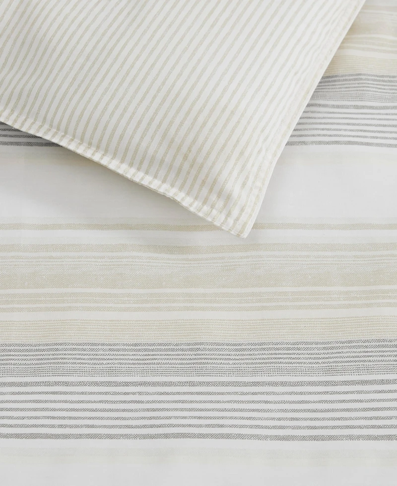 Tommy Bahama Home Canal Island Stripe Cotton 3-Pc. Comforter Set, King