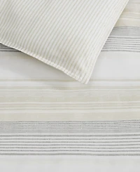 Tommy Bahama Home Canal Island Stripe Cotton 3-Pc. Comforter Set, King